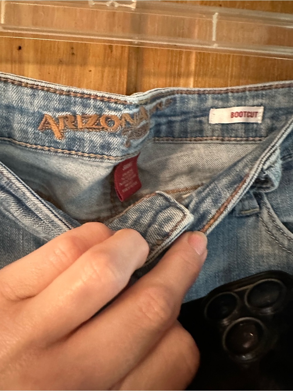 3/$25 ✨ Arizona Jean Co Bootcut Jeans Light Wash Size 27 Short - Picture 4 of 7